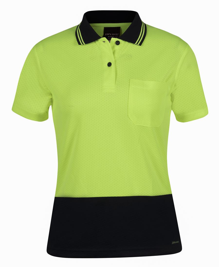 JB's Ladies Hi Vis S/S Jacquard Polo (6HJS1)