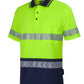 JB's Hi Vis (D+N) Cotton Back S/S Segmented Tape Polo (6HMSS)