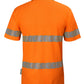 JB's Hi Vis (D+N) Cotton Back S/S Segmented Tape Polo (6HMSS)