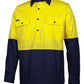 JB'S Hi Vis Close Front L/S 150G Work Shirt (6HVCS)