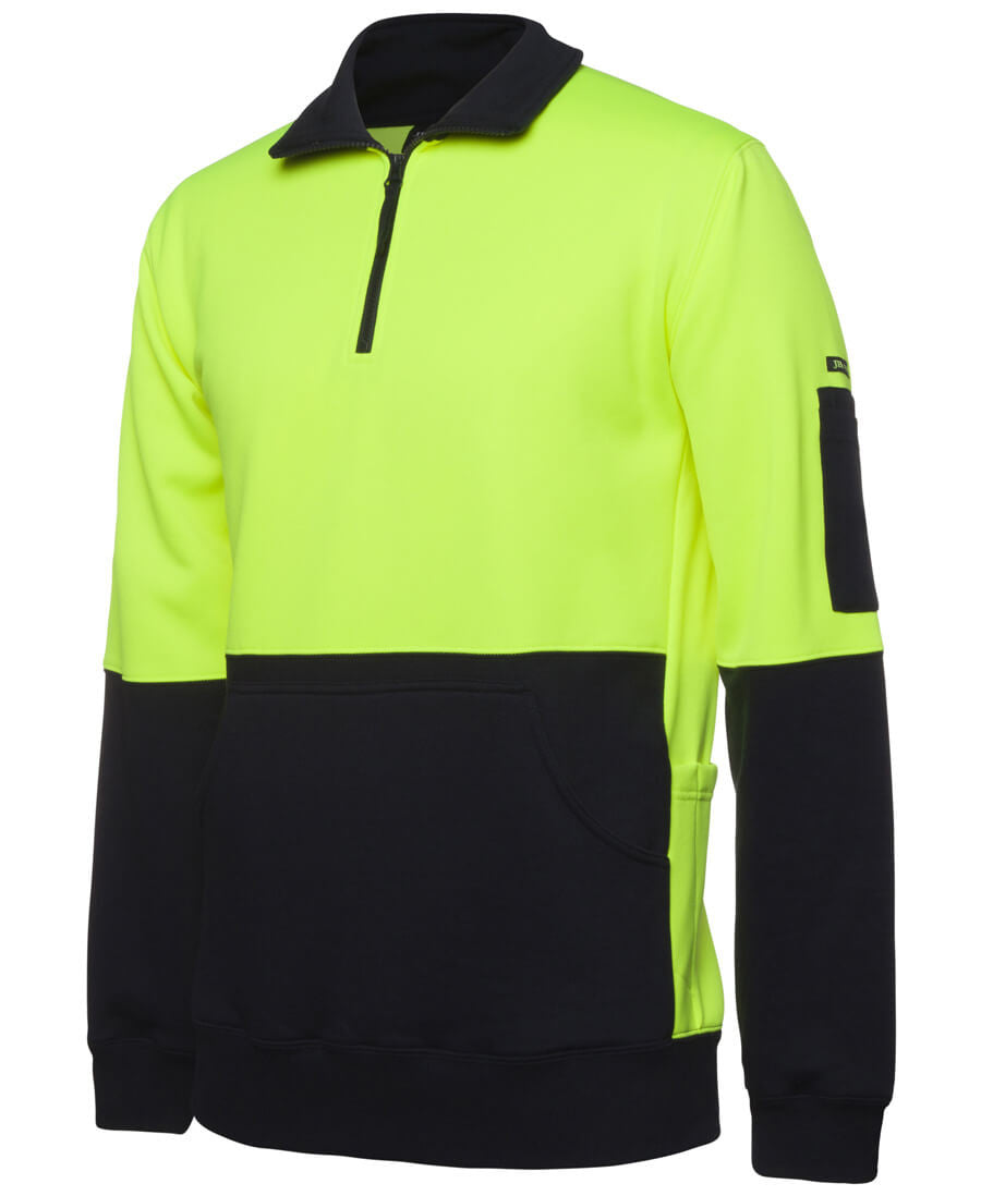 Jb's Hi Vis 330G 1/2 Zip Fleece (6HVPZ)