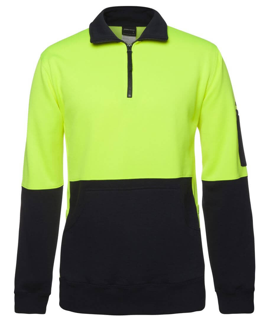 Jb's Hi Vis 330G 1/2 Zip Fleece (6HVPZ)