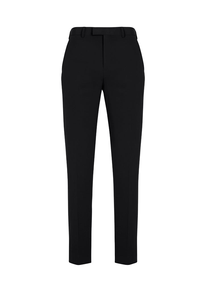 Biz Corporate Mens Slim Fit Flat Front Pant Stout (70716S)