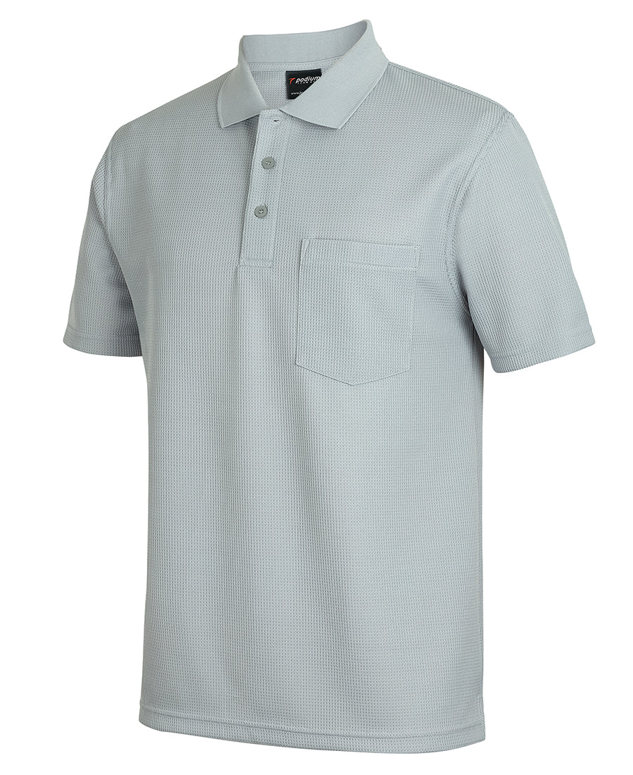 JB'S Adults Podium Waffle Pocket Polo (7WPP)