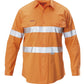 Hard Yakka  Koolgear Hi-visibility Cotton Twill Ventilated Shirt With 3m Tape Long Sleeve (Y07996)