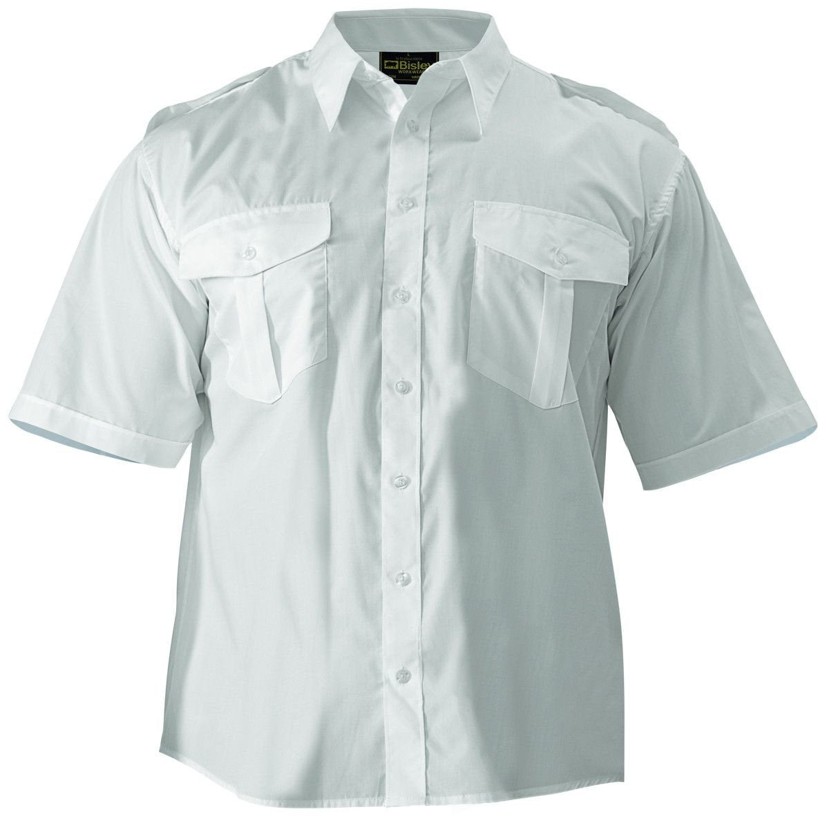 Bisley Epaulette Shirt - Short Sleeve-(B71526)
