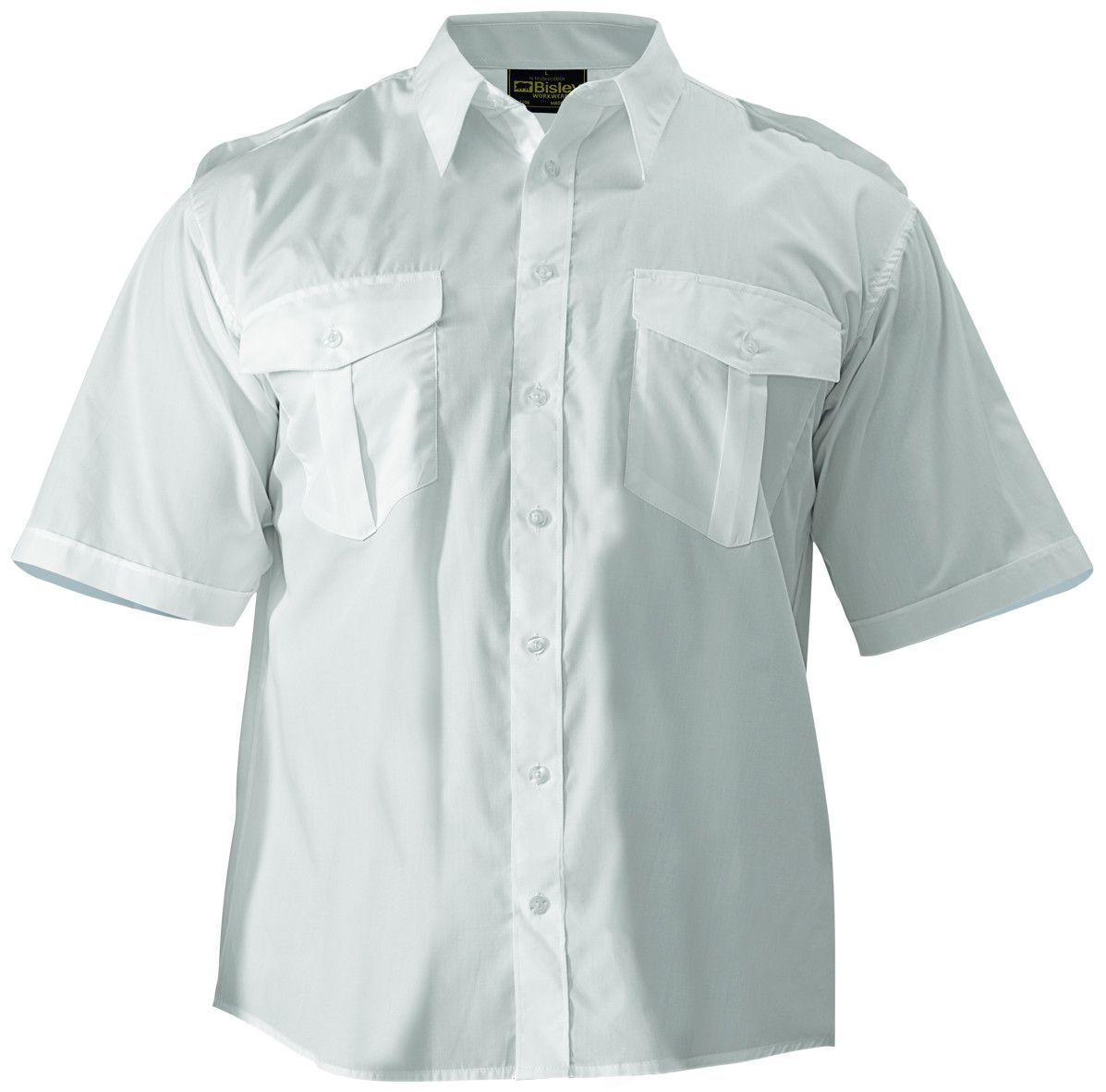 Bisley Epaulette Shirt - Short Sleeve-(B71526)