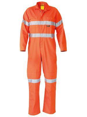 Bisley  Hi Vis Coveralls 3m Reflective Tape-(BC607T8)