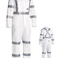 Bisley  3m Taped White Drill Coverall-(BC6806T)