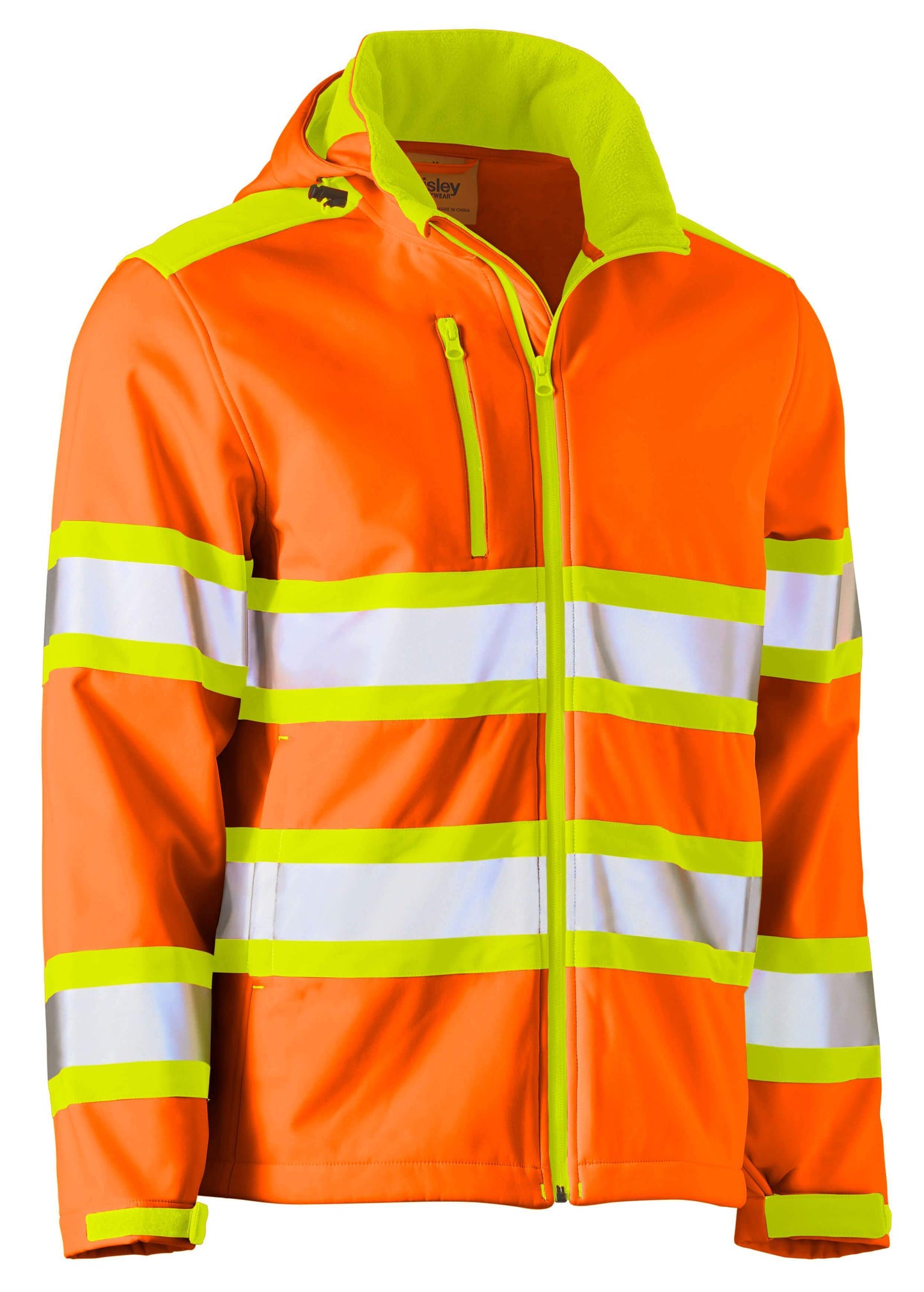 Bisley Taped Double Hi Vis Softshell Jacket  (BJ6222T)