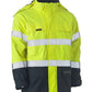 Bisley Taped Two Tone Hi Vis FR Wet Weather Shell Jacket (BJ8110T)