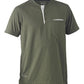 Bisley Flex & Move Cotton Rich Henley Short Sleeve Tee(BK1932)