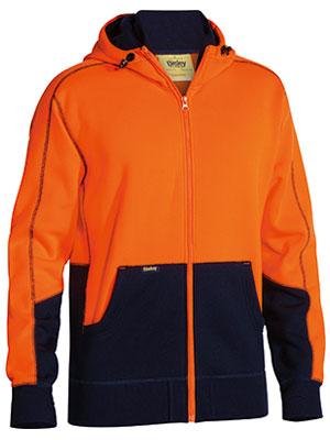 Bisley Hi Vis Fleece Hoodie-(BK6819)