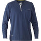 Bisley Flex & Move Cotton Rich Henley Long Sleeve Tee (BK6932)