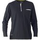 Bisley Flex & Move Cotton Rich Henley Long Sleeve Tee (BK6932)