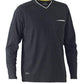 Bisley Flex & Move Cotton Rich V Neck Long Sleeve Tee (BK6933)
