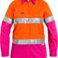 Bisley Women's 3M Taped Hi Vis Cool Light Weight Shirt-(BL6696T)