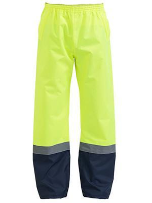 Bisley Taped Two Tone Hi Vis Shell Rain Pant-(BP6965T)