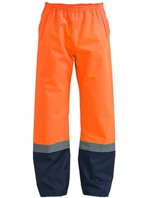 Bisley Taped Two Tone Hi Vis Shell Rain Pant-(BP6965T)