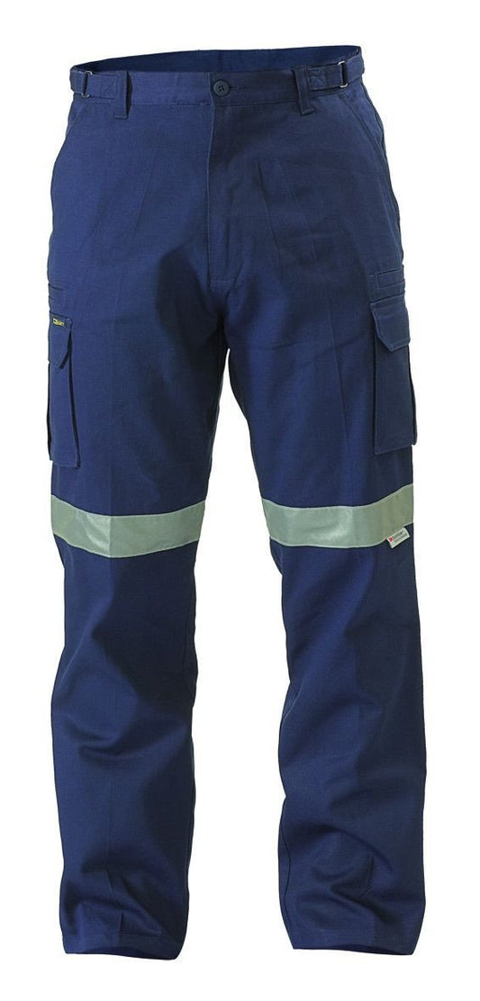 Bisley 8 Pocket Cargo Pant 3m Reflective Tape-(BPC6007T)