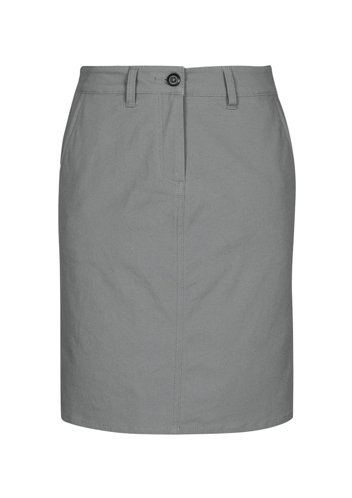 Biz Collection Ladies Lawson Chino Skirt (BS022L)