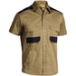 Bisley FLEX & MOVE™ Mechanical Stretch Shirt Short Sleeve-(BS1133)
