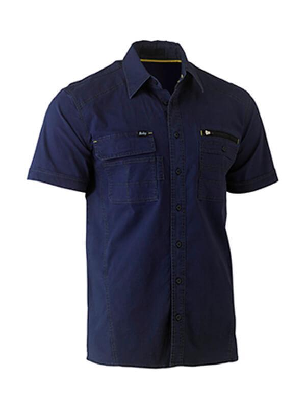 Bisley Flex & Move Utility Work Shirt-Short Sleeve(BS1144)