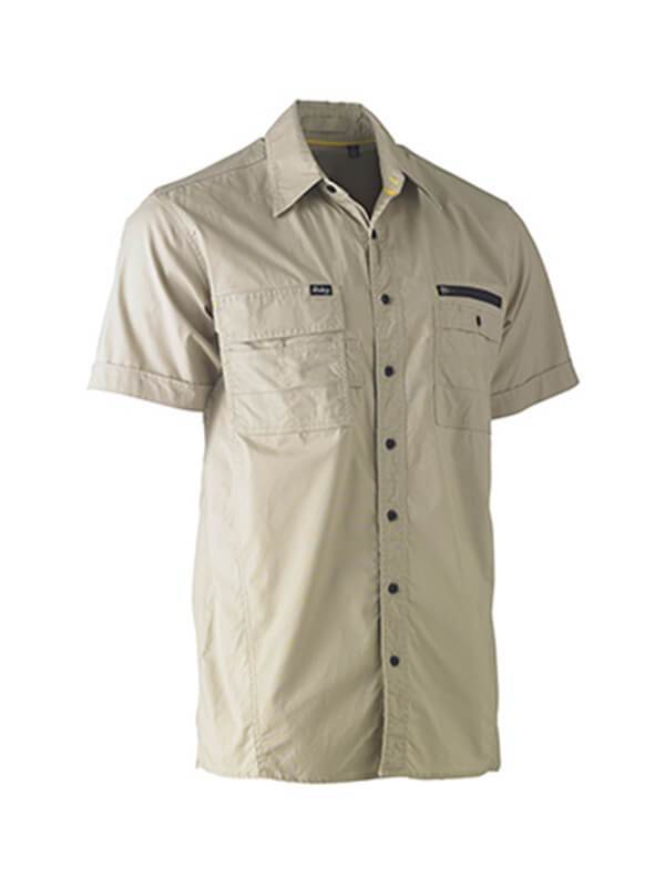 Bisley Flex & Move Utility Work Shirt-Short Sleeve(BS1144)