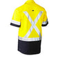 Bisley Flex & Move Two Tone Hi Vis Stretch Utility Shirt-Short Sleeve (BS1177XT)