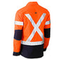 Bisley Flex & Move Tone HI Vis Stretch Utility Shirt-Long Sleeve (BS6177XT)