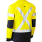 Bisley Flex & Move Tone HI Vis Stretch Utility Shirt-Long Sleeve (BS6177XT)