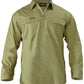 Bisley Cool Lightweight Drill Shirt - Long Sleeve-(BS6893)