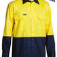 Bisley Hi Vis Cool Lightweight Ventilated Drill L/S Shirt -4 Pack -(BS68954P)
