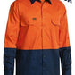 Bisley Hi Vis Cool Lightweight Ventilated Drill L/S Shirt -4 Pack -(BS68954P)