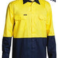Bisley Hi Vis Cool Lightweight Ventilated Drill L/S Shirt -4 Pack -(BS68954P)