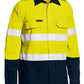 Bisley Tencate Tecasafe Taped Two Tone Hi Vis FR Lightweight Vented Shirt-(BS8237T)