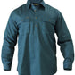 Bisley Closed Front Cotton Drill Shirt - Long Sleeve-(BSC6433)