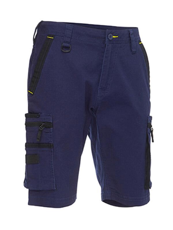 Bisley Flex & Stretch Utility Zip Cargo Short (BSHC1330)