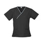 Biz Collection Ladies Contrast Crossover Scrubs Top (H10722)