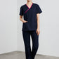 Biz Collection Ladies Contrast Crossover Scrubs Top (H10722)