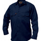 King Gee Long Sleeve Open Front Drill Shirt (K04010)