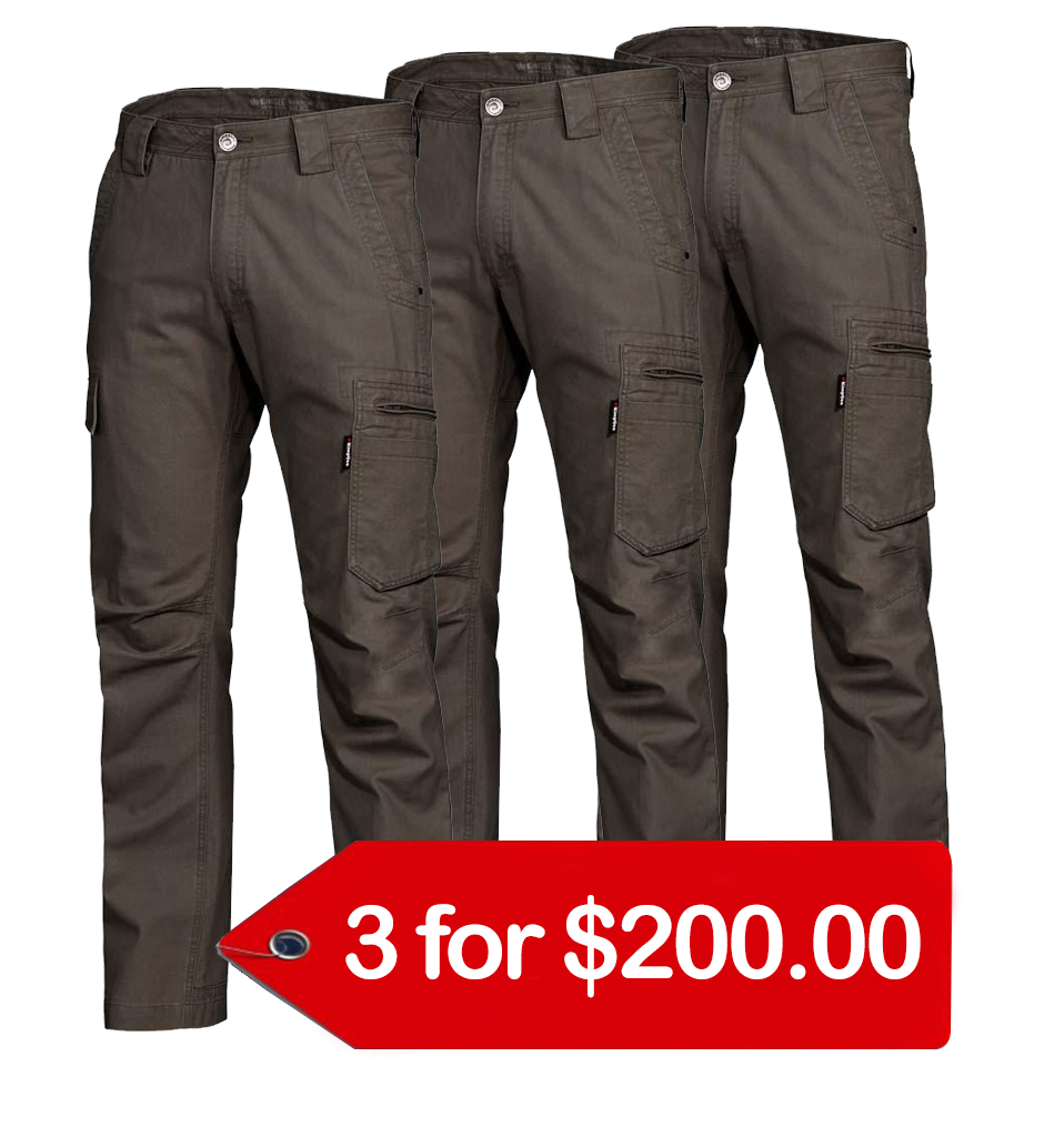 King Gee Narrow Tradie Pant (K13280-1)-3 Packs