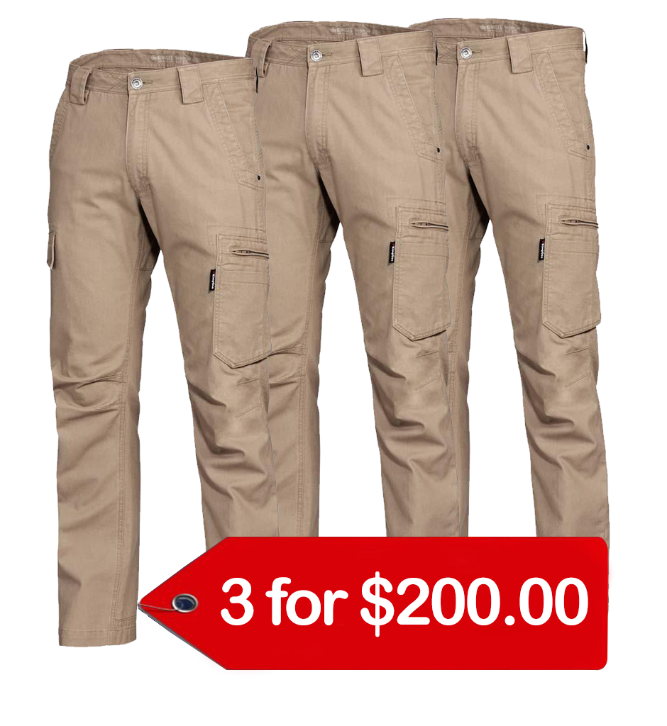 King Gee Narrow Tradie Pant (K13280-1)-3 Packs