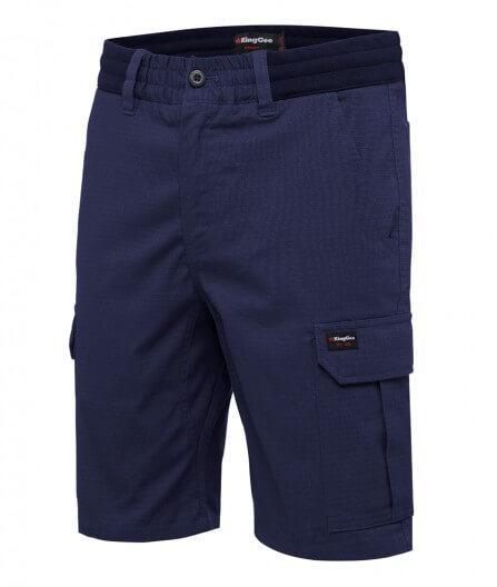KingGee Rib Comfort waist short (K17007)