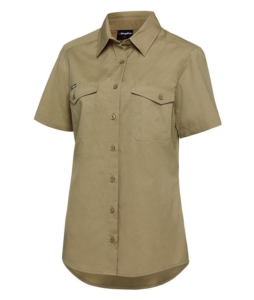 King Gee Womens Workcool Shirt S/S (K44205)