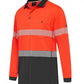 King Gee Hyperfreeze Spliced LS Polo-segmented Tape-(K54225)