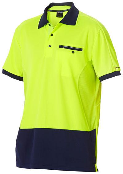 King Gee Workcool - WC 2 HI VIS POLO S/S