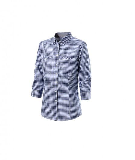 King Gee Women's Check Shirt 3/4 Sleeve