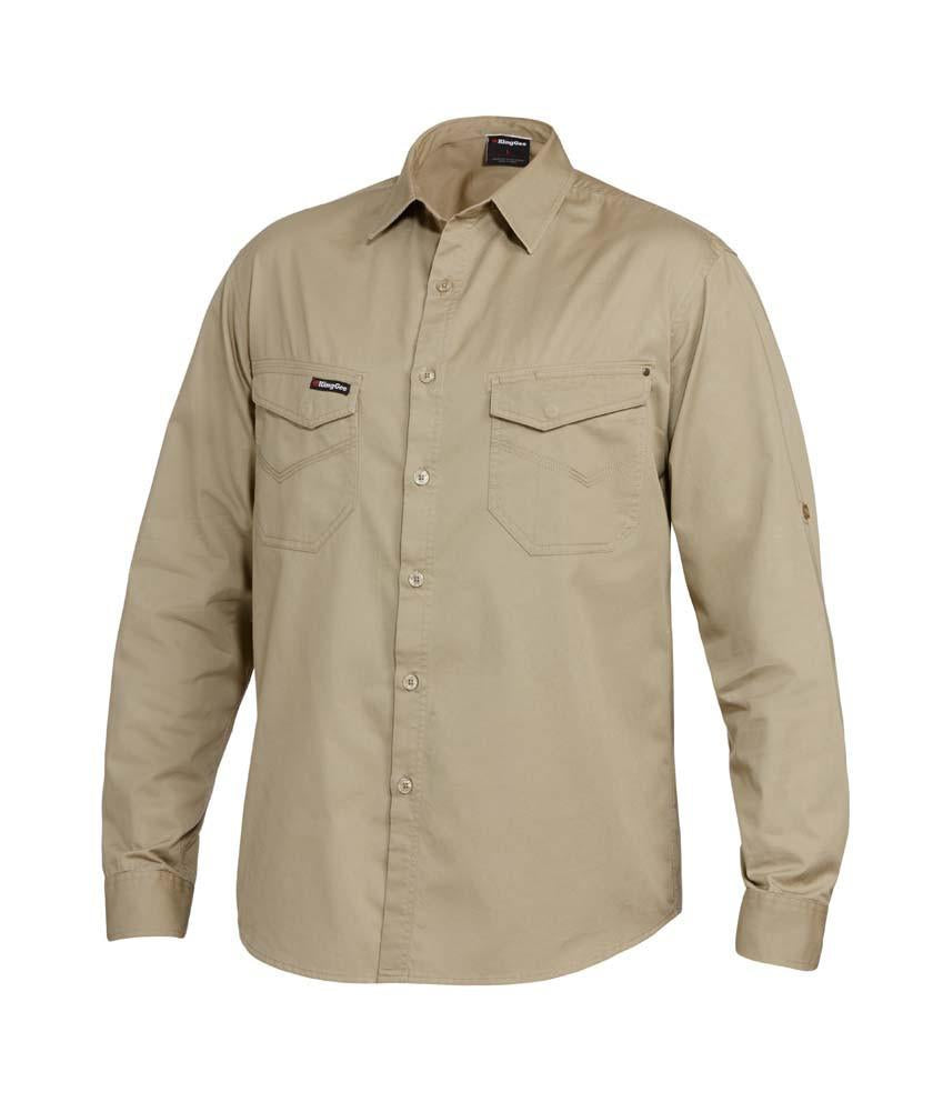 King Gee Tradies Slim Shirt L/S (K14350)