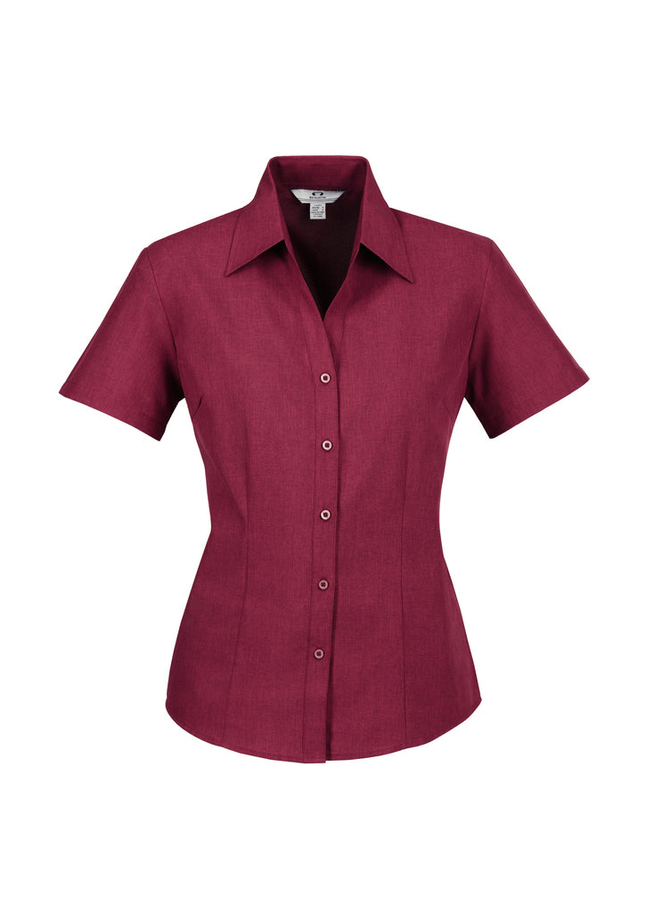 Biz Collection Ladies Plain Oasis Short Sleeve Shirt (LB3601)